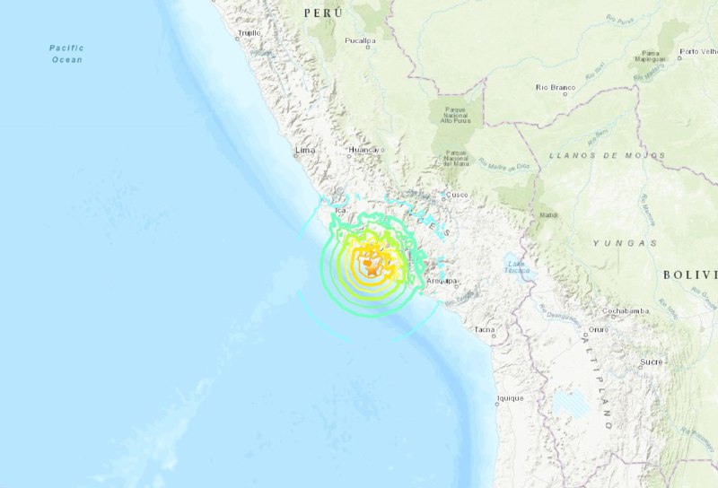 秘鲁近海6月28日13