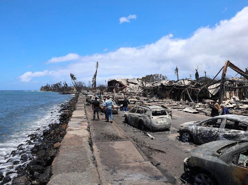 夏威夷毛伊岛的野火已造成至少80人死亡，死亡人数或将继续增加