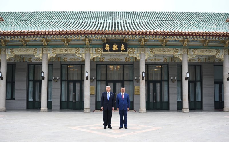 习近平5月15日在中南海同特朗普会谈