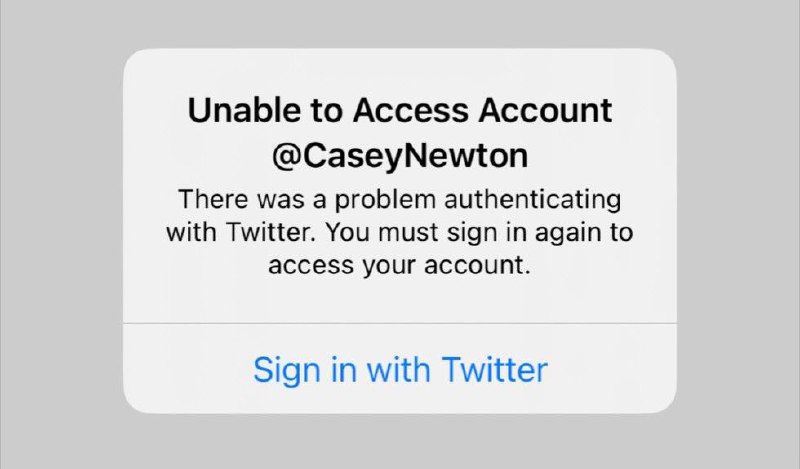 许多主要的Twitter第三方APP从12日夜间开始因认证失败而无法正常工作