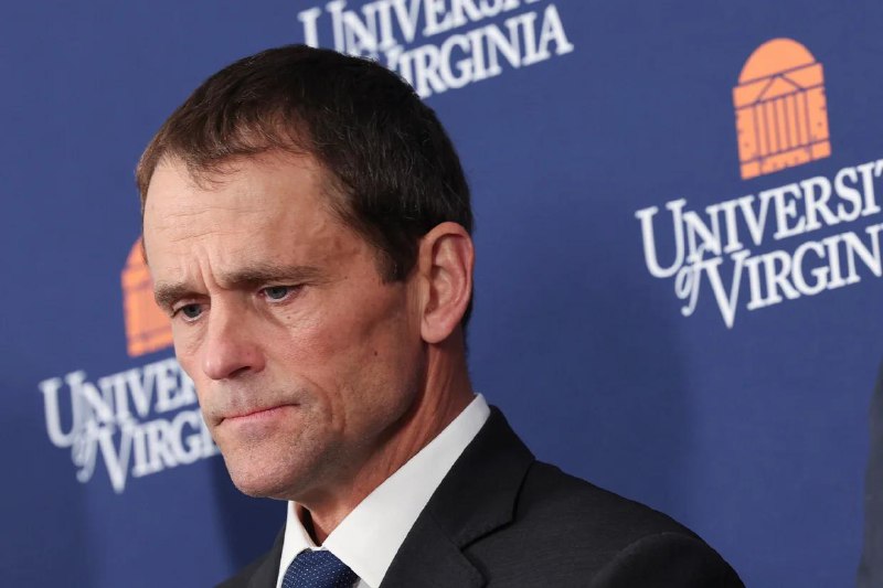 美国弗吉尼亚大学校长詹姆斯·瑞安6月27日提交辞呈