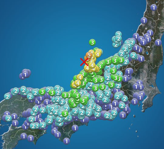 日本石川县附近海域11月26日21