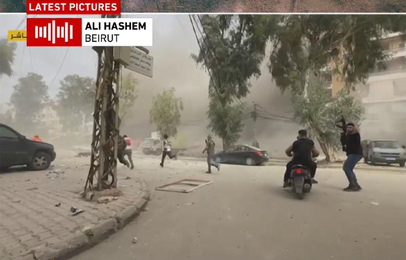以色列3月28日袭击黎巴嫩首都贝鲁特